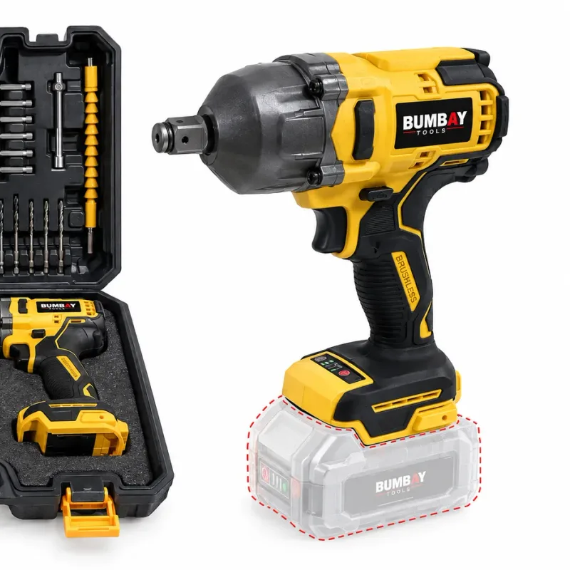Llave de impacto inalámbrica 800 N·m